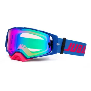 HUBO-Gafas de motocross de carreras, lentes MX con protector de nariz, película de desgarro, 306