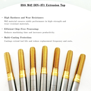 2020 hiệu suất cao M42 CNC chế biến không có chip đùn <span class=keywords><strong>tap</strong></span> <span class=keywords><strong>Die</strong></span> <span class=keywords><strong>Set</strong></span> DIN-371 tiêu chuẩn luồng công cụ lựa chọn tốt nhất cho chính xác - Product Image 4