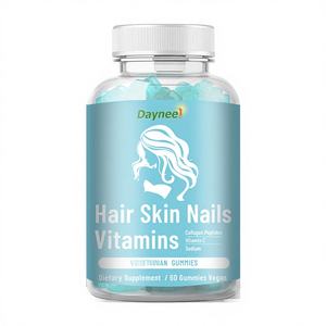 Vitaminas para Cabello, Piel y Uñas, Gomitas Orgánicas para una Piel Suave, Biotina Herbal Natural, Vitamina C Vegana, Zinc Saludable, Colágeno para una Dieta Saludable - Product Image 1