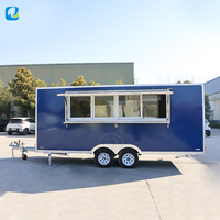Remorque de restauration professionnelle Chammp avec cuisine complète pour la vente ambulante, usage commercial, logistique professionnelle haute performance