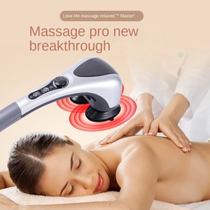 Masseur cervical Songling SL-2000 à double tête, masseur manuel pour la colonne vertébrale cervicale, fonction musicale, branchement continu, variable - Product Image 4
