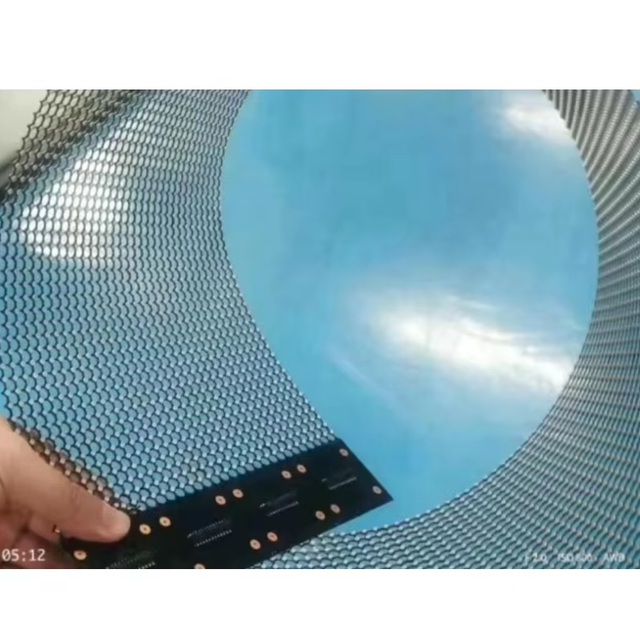 P10 Led Transparent Film Self-adhesive Transparent Led Film Flexible Screen on Glass Video Wall Clear Super Thin LED Film