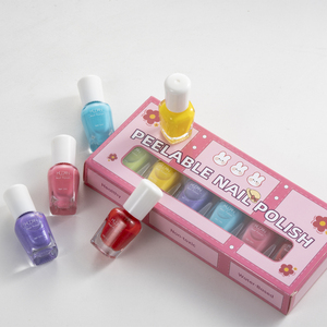 Esmalte de <span class=keywords><strong>Uñas</strong></span> KUDAN para Niños, 6 Piezas, Esmalte de <span class=keywords><strong>Uñas</strong></span> Soluble en Agua, Ecológico, Seguro para la <span class=keywords><strong>Piel</strong></span>, Desprendible, de Secado Rápido, Vibrante y Bonito - Product Image 5