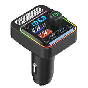 Pemancar <span class=keywords><strong>FM</strong></span> mobil Bluetooth BC91, pengisi daya USB ganda PD36W Audio portabel di MP3 & FLAC - Product Image 3