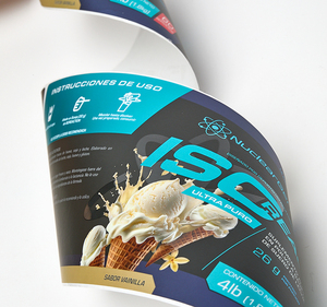 Sản xuất hàng loạt tùy chỉnh hình chữ nhật dính bề mặt mờ Bạc Bopp tại chỗ UV cuộn nhãn dán sức Khỏe Bổ sung nhãn - Product Image 2