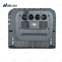 Mini nouveau double ventilateur à faible bruit avec télécommande et compresseur 12v/24v climatiseur de stationnement pour camions, camping-cars, camping-cars et bus
