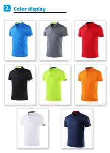 Polo en polyester 100% de haute qualité pour hommes personnalisés Chemise de fitness anti-rides avec nouveau design d'impression brodée - Product Image 3