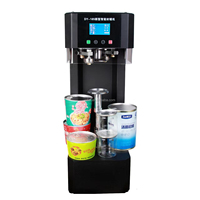 Máquina Selladora Automática para Latas de Cerveza de Plástico PET, Metal y Estaño, Sin Rotación, Selladora de Tapas Fácil de Abrir