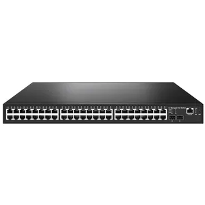 Full Gigabit L2 Managed 8 16 24 48 Port PoE Switch For IP Camera CCTV