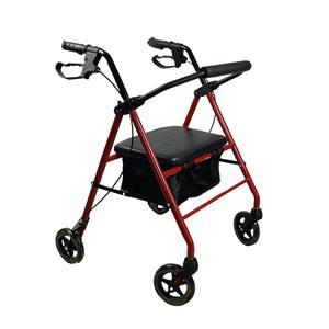 軽量折りたたみ式高齢者ウォーカーシート付きポータブルモビリティエイド収納バスケット付き高齢者ショッピング & ウォーキング - Product Image 1