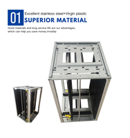 Meubles de laboratoire Leenol, ligne de production SMT, support de stockage ESD réglable rapidement pour le stockage de circuits imprimés