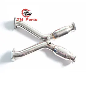 Exhaust Downpipe Test Pipe with CAT Fit For Nissan Infiniti G37 370z 2008-2013 Down Pipe for Cars