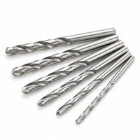 Kit d'outils de perçage de précision en métal de qualité industrielle professionnelle, forets hélicoïdaux à tige droite HSS brillants