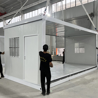 Maisons modulaires préfabriquées en conteneurs modifiés, mini bâtiments, conteneurs pliables mobiles pour le stockage personnel, modernes, portables, de 20 pieds, fabriqués en Chine