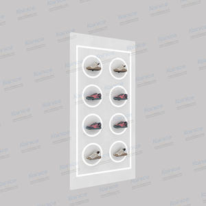 Kainice Panneau perforé mural intelligent personnalisé, affichage empilable de chaussures de sport pour le magasin - Product Image 4