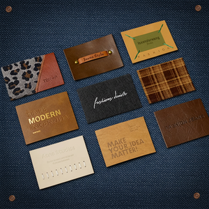 Wholesale Custom Personalized Identification <strong>Label</strong> Is Suitable for Custom <strong>Jeans</strong> Hats Bags with Low MOQ <strong>Leather</strong> <strong>Labels</strong> - Product Image 2