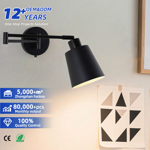 New Internet Celebrity Minimalist <b>Wall</b> <b>Lamp</b> with Rocker Arm Bedside <b>Wall</b> <b>Lamp</b> Bedroom Nordic Led <b>Wall</b> <b>Lamp</b> - Product Image 1