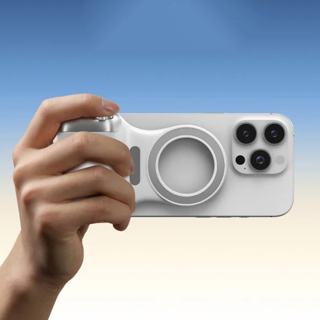 Magnetic Phone Camera Shoot Hand Grip Magnetic Smart Phone Holder Shooting Aid Remote Control Handle for Iphone Android Phone