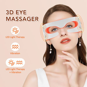 Uso doméstico portátil Terapia de luz LED Masajeador de ojos Cuidado personal 3D con control de sincronización de vibración Equipo de belleza - Product Image 3