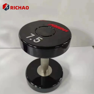 Commercial Fitness Dumbells Set Lbs Bodybuilding Home Gym Equipment Free Weights Cpu Round Dumbbells - Product Image 3