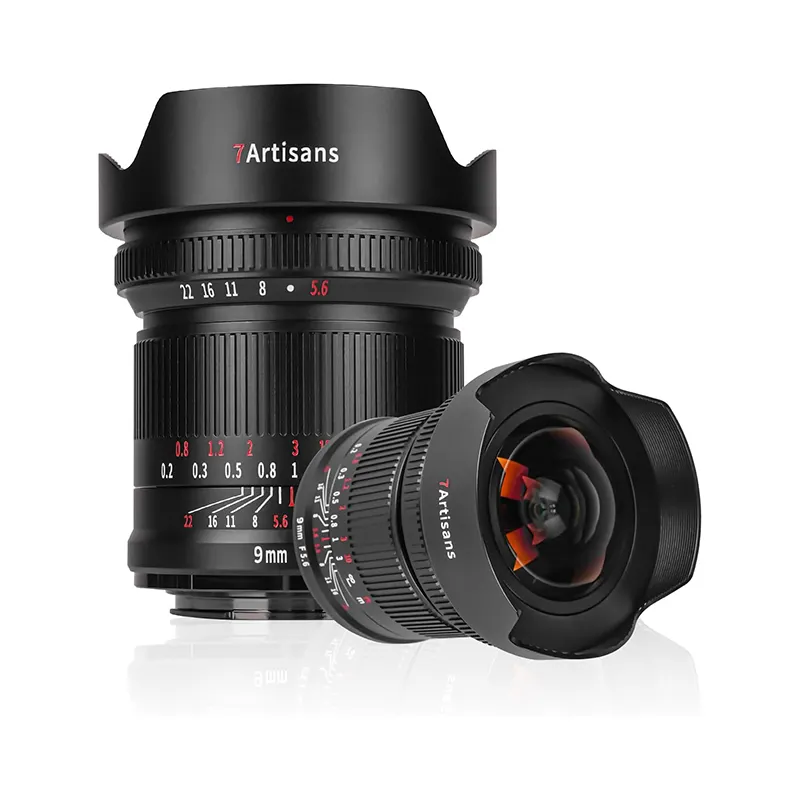 7 artesanos 9mm F5.6 marco completo MF Ultra gran angular Prime lente para Sony E Nikon Z Canon RF Sigma L montaje