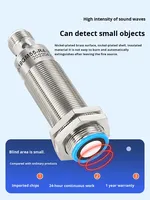 Sensor de Distancia Ultrasónico LORDDOM LGUB de Alta Precisión y Alta Frecuencia IP67, Interruptor de Proximidad de Inducción de Nivel Milimétrico de Bajo Alcance