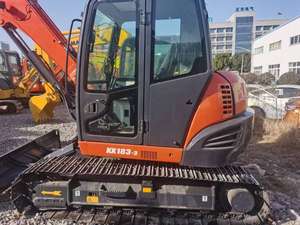 Meilleure vente : Excavatrices Kubota KX183, faible nombre d'heures, haute qualité, certifiées CE, godet d'excavatrice, pompe célèbre, moteur Kubota - Product Image 3
