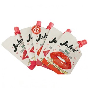 Personal design Custom Printed <b>Jelly</b> <b>Fruit</b> Juice Beverage Moisture-Proof and Anti Corrosion Mylar Bags Plastic Spout Pouch - Product Image 1