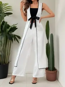 Wholesale Womens Fashionable Business Suits Jackets With Pants Sets Two Piece Sets Hotel Office <strong>Work</strong> Clothes Womens Clothing - Product Image 3