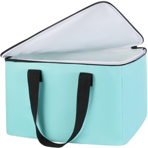 Sac isotherme promotionnel personnalisé avec logo, réutilisable, en non-tissé, pour 6 canettes, idéal pour le transport alimentaire, vente en gros - Product Image 1