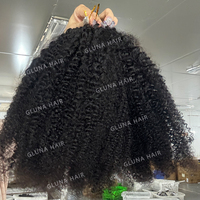 Extensiones de Cabello Humano Rizado Birmano al por Mayor, Pre-Enlazadas con Nudos Milagrosos # Color Piano P4/27 para Mujeres de Piel Oscura
