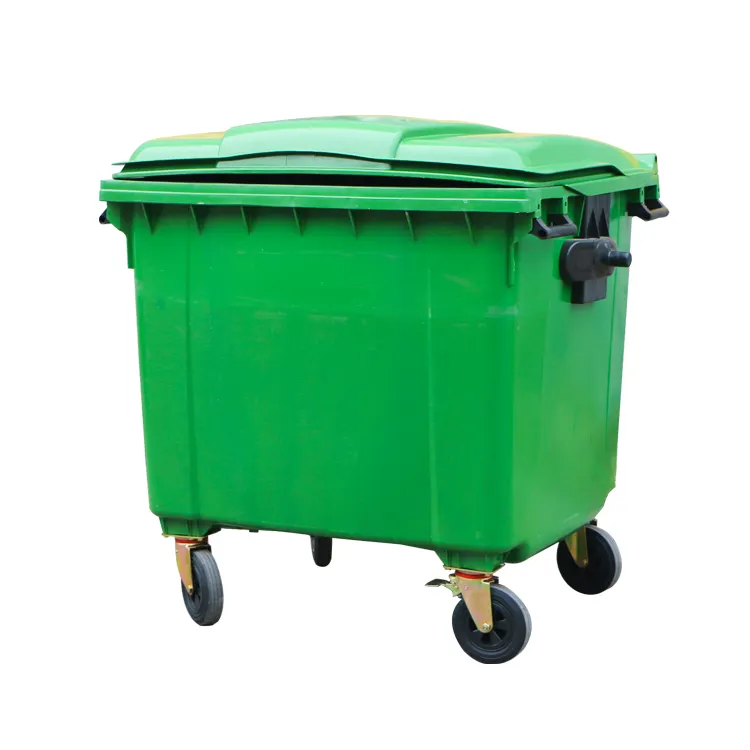 High Quality 1100L Plastic Garbage Container Rubbish Can Trash Can Waste Bin