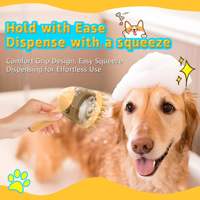Petop Factory Brosse pour animaux de compagnie tout-en-un pour poils doux, courts et longs, anti-pellicules, démêlante et durable pour chiens et chats