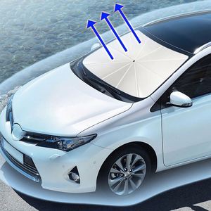 Parasol Retráctil Plegable Portátil con Logotipo Personalizado para Ventana Delantera de Coche - Product Image 3