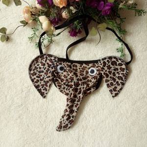 Caleçons pour hommes avec poche en forme d'éléphant, caleçons longs à poche U, caleçons taille basse, <span class=keywords><strong>string</strong></span>, tanga amusant et sexy - Product Image 6