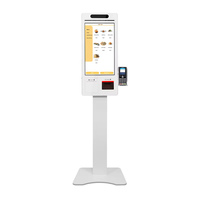 Machine de caissier de paiement de commande automatique automatisée à écran tactile Machines de libre-service de paiement automatique