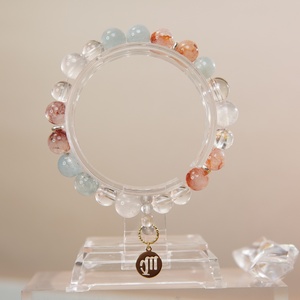Pulsera de Cuentas de Cristal de Colores para Mujer, Directo de Fábrica, Cuarzo de la Suerte, Metafísica, Curación, Pulseras Elásticas - Product Image 1