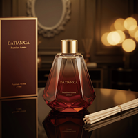 Diffuseur d'huiles essentielles conique en verre et rotin, écologique et luxueux, sans alcool, parfum longue durée, 60 ml, 250 ml, couleurs personnalisables