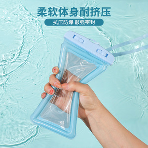 Waterproof Phone Case 6 Inch Touchscreen Compatible For Swimming Diving Rafting Outdoor Activities With Lanyard - Product Image 2