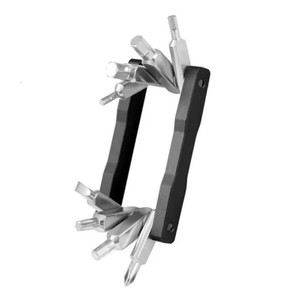 Kit d'outils de réparation de vélo, clé à rayons hexagonale pliable pour <span class=keywords><strong>VTT</strong></span>/vélo de route, tournevis, ensemble d'outils multifonctions - Product Image 1