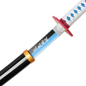 Épées en bois pour Cosplay, <span class=keywords><strong>Katana</strong></span>, tueur de démons, Kochou, Kanae, offre spéciale, livraison gratuite - Product Image 6