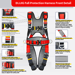 高さで働くための工場直接フルボディ安全ハーネス - Product Image 5