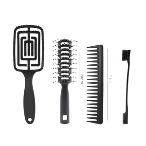 Peine <span class=keywords><strong>de</strong></span> estilismo antiestático para el cabello, herramienta <span class=keywords><strong>de</strong></span> estilismo para el cabello con hebilla interior, cepillo <span class=keywords><strong>de</strong></span> cerdas <span class=keywords><strong>de</strong></span> plástico <span class=keywords><strong>de</strong></span> alta temperatura - Product Image 5