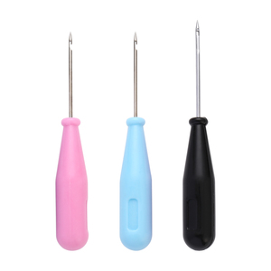<span class=keywords><strong>Aguja</strong></span> de cuero artesanal japonesa para reparación de calzado, <span class=keywords><strong>con</strong></span> mango de plástico cónico, para coser zapatos y bolsos, <span class=keywords><strong>con</strong></span> forma de <span class=keywords><strong>aguja</strong></span> de <span class=keywords><strong>dos</strong></span> puntas (perforadora y gancho) - Product Image 6