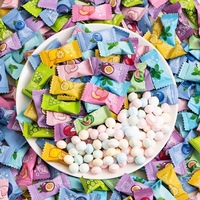 Wholesale Bulk Sugar Hard Candy 60g Multi-Colored Ball Shape Sweet Fruit Mint Flavored Party Snack