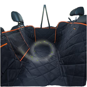 Sanan 4 en 1, funda impermeable para asiento de coche plegable, tela Oxford, poliéster, asiento de coche para mascotas, funda impermeable para asiento trasero de mascotas - Product Image 4