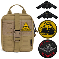 Patch de vêtement amusant The Reaper Drive the Bomber Funny Round Triangle DEEP Excavation pour vestes, manteaux et autocollants DIY