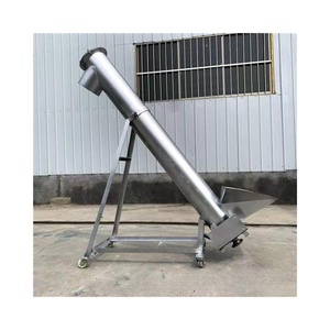 Toz ve Un için Gıda Sınıfı Paslanmaz Çelik Spiral Vidalı Konveyör 300kg Taşıma Kapasitesi 220V/380V - Product Image 3