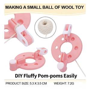 <b>Crochet</b> <b>Hook</b> Square Starter Set Wool Yarn Knitting Accessories DIY Beginner Craft Training Kit Eco-Friendly Portable Simple 3mm - Product Image 3