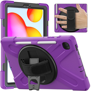 Funda con Soporte Giratorio de 360 Grados para Tablet <span class=keywords><strong>Samsung</strong></span> <span class=keywords><strong>Galaxy</strong></span> <span class=keywords><strong>Tab</strong></span> <span class=keywords><strong>S6</strong></span> <span class=keywords><strong>Lite</strong></span> 10.4 2020 SM-P610 P615 P613 <span class=keywords><strong>P619</strong></span> 2022 P620 P625 2024 - Product Image 1